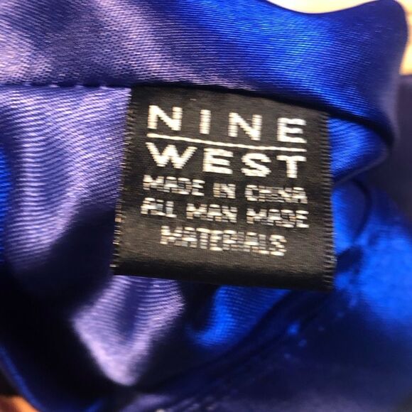 Nine West White and Brown Shoulder Bag with Fringe - Picture 7 of 12